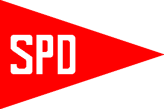 [Car and Bycicle Pennant 1961 pattern (Social Democratic Party, Germany)]